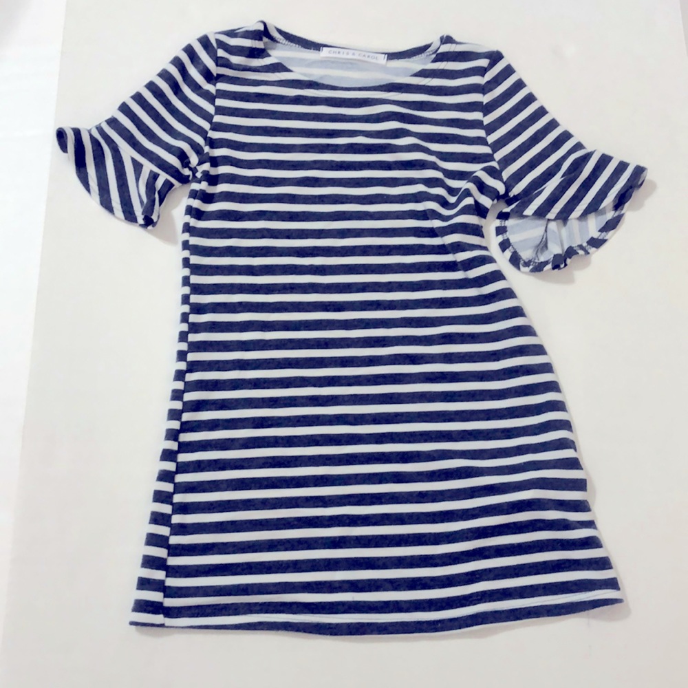 Chris and Carol Flutter Sleeve Dress